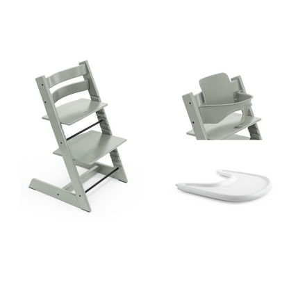 Stokke Tripp Trapp Chair Babyset Tray Bundle