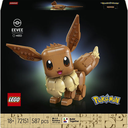 LEGO Pokémon Eevee Building Set 72151