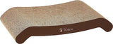 Pet Fusion Reversible Curved Scratcher Brown 1pcs