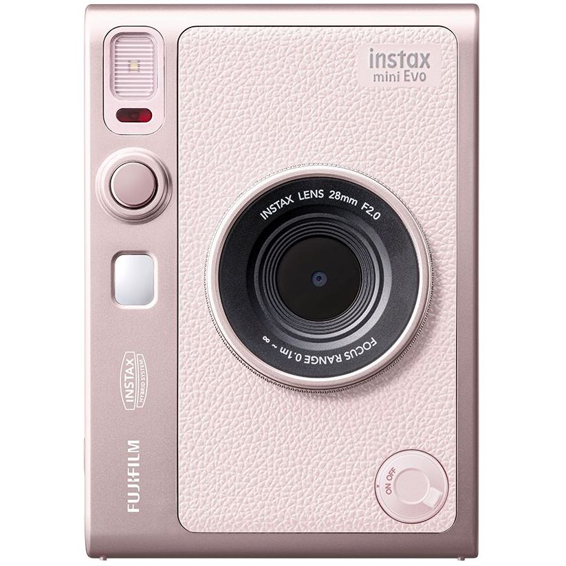 Fujifilm Instax Mini Evo Instant Camera - Gentle Rose