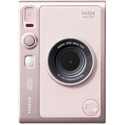 Fujifilm Instax Mini Evo Instant Camera - Gentle Rose