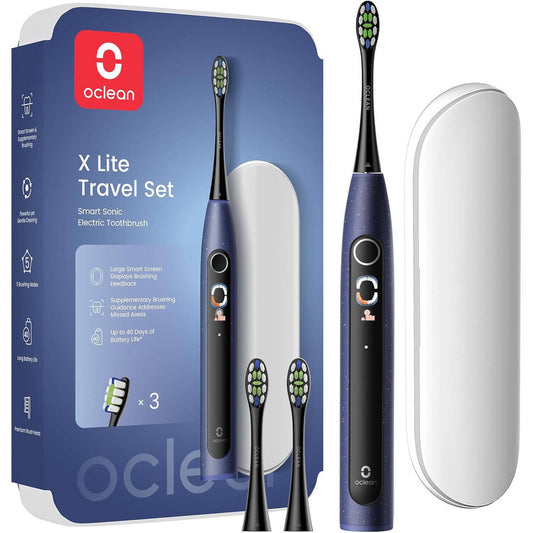 Oclean X Lite Blue Travel Set Easyclean Smart Toothbrush