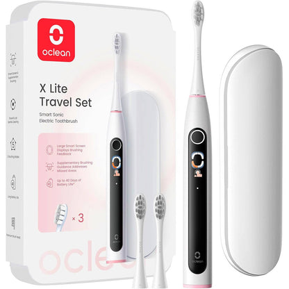 Oclean X Lite Gray Travel Set Easyclean Smart Toothbrush