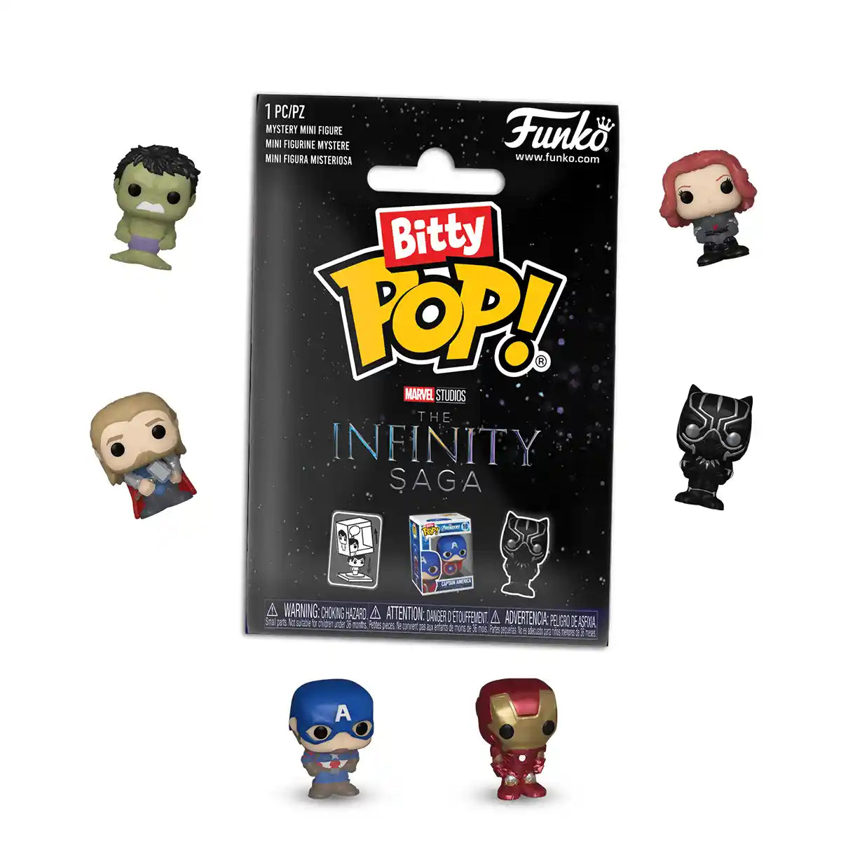 Bitty Pop! Marvel: Marvel Singles 32 pcs PDQ