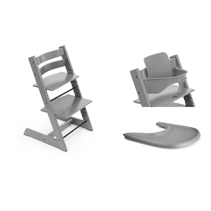 Stokke Tripp Trapp Chair Babyset Tray Bundle