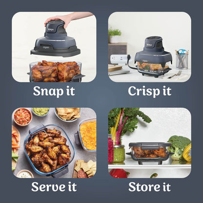 Ninja Crispi 4-in-1 Portable Glass Air Fryer