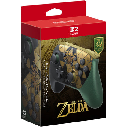 Nintendo Switch 2 Pro Controller: The Legend of Zelda 40th Anniversary Edition