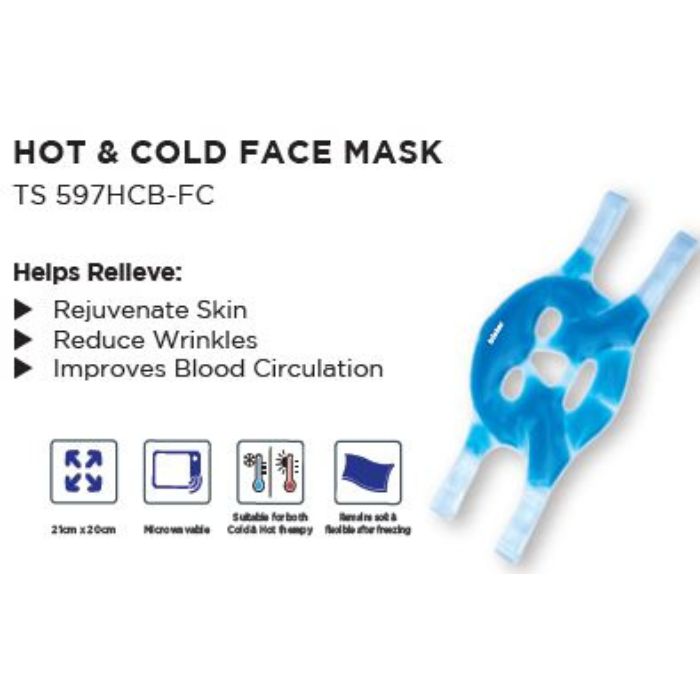 Trister Cold/Hot Gel Pack Full Face Mask