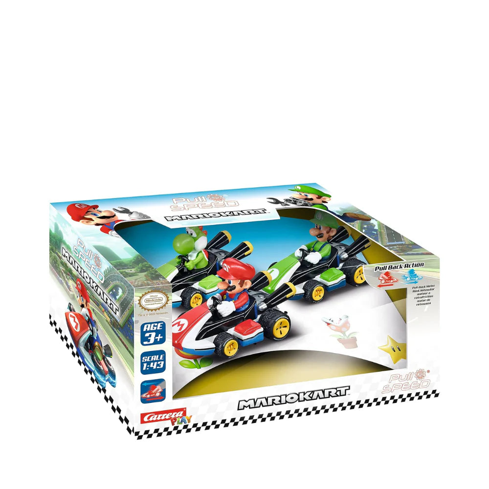 Carrera  PULL N SPEED MARIO KART TRIPLE PACK