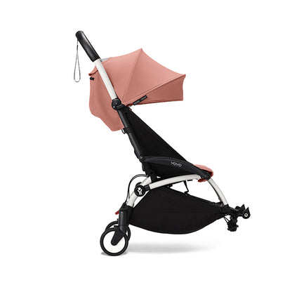 Stokke YOYO3 White Frame & 6+ Ginger Bundle