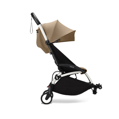 Stokke YOYO3 White Frame & 6+ Toffee Bundle