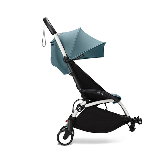 Stokke YOYO3 White Frame & 6+ Aqua Bundle