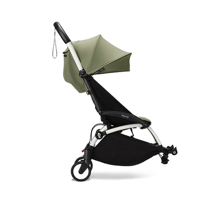 Stokke YOYO3 White Frame & 6+ Olive Bundle