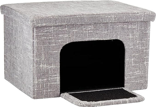 كوخ مكعب القطط الفضولي في الغرب الأوسط