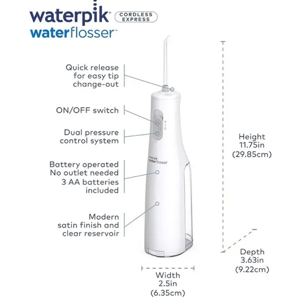 Waterpik Cordless Express Water Flosser WF-02ME