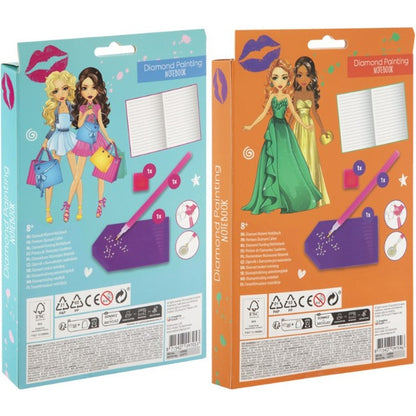 Besties Diamond Painting A5 Hardcover Notebook - Assorted