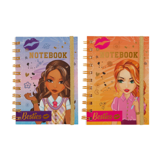 Besties Notebook A6-60 Ruled Sheets
