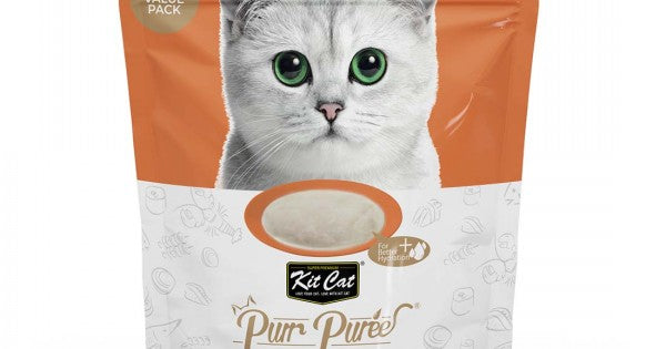 Kit Cat Purr Puree Chicken and Salmon Value Pack 600gm