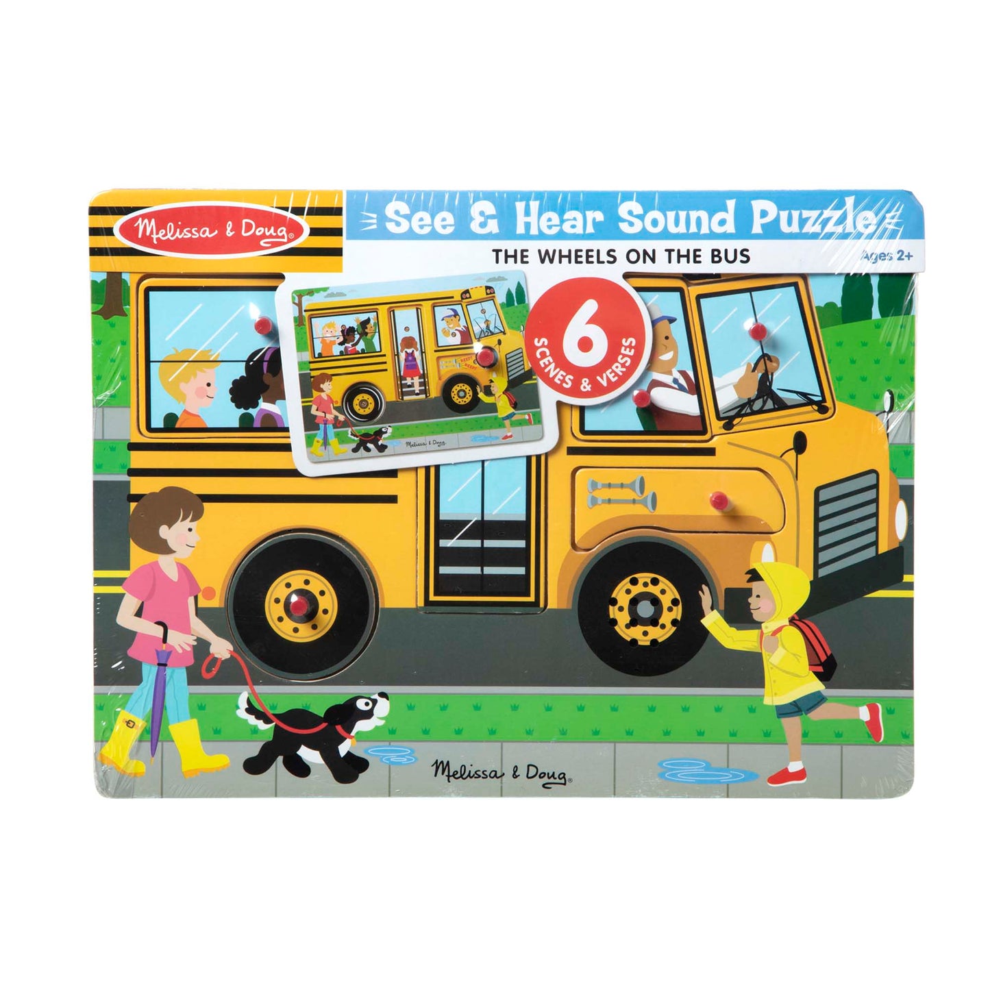 Melissa and Doug The Wheels on the Bus Sound Puzzle
