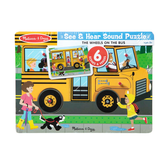 Melissa and Doug The Wheels on the Bus Sound Puzzle