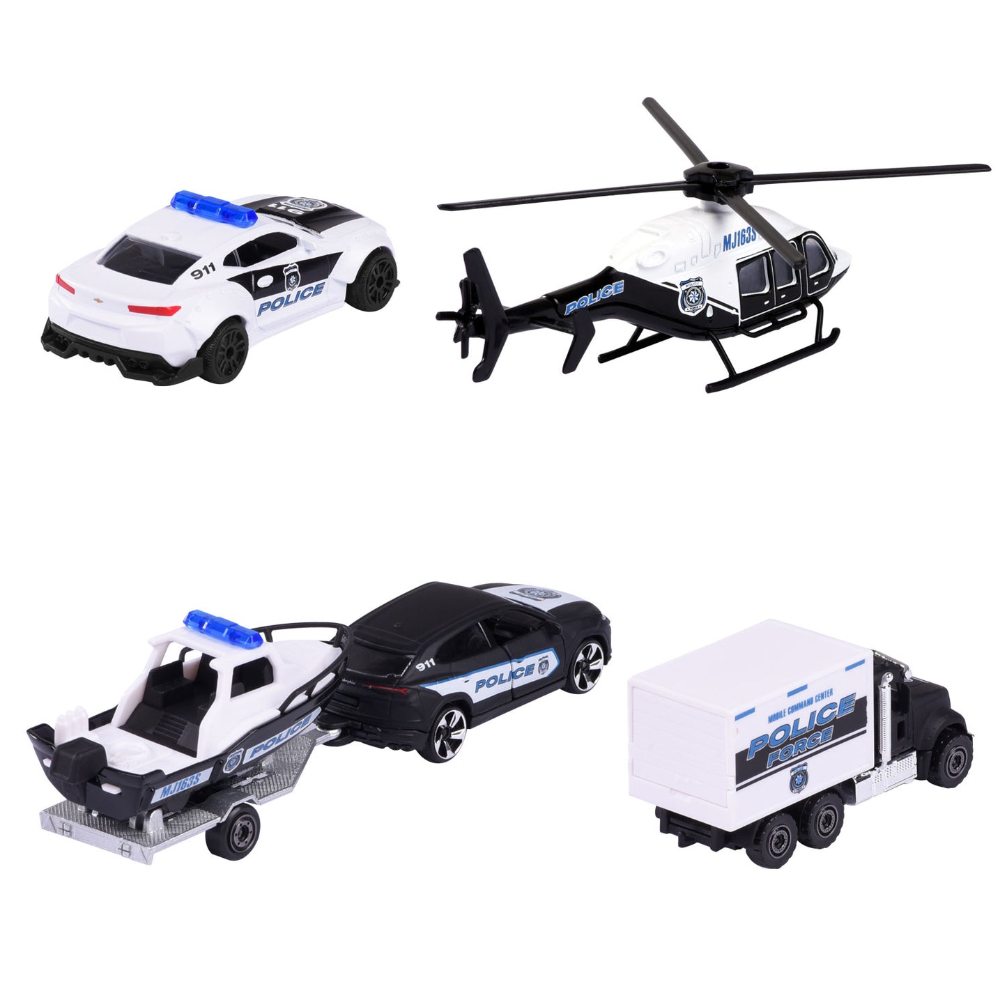 Majorette Police Force Cars Giftpack 4pcs