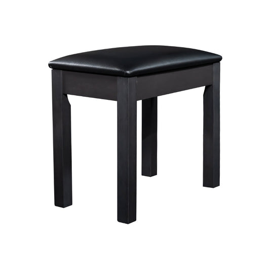 Artesia Pro Piano Leather Bench - Satin Rosewood Color