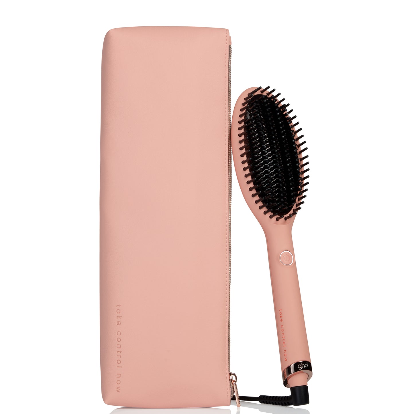 GHD Glide Hot Air Hair Brush - Pink Peach