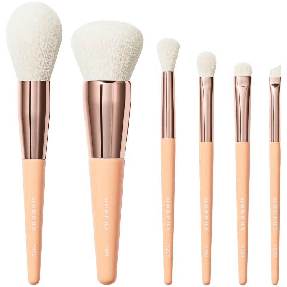 Morphe Aurascape 6-Piece Face and Eye Travel Brush Set