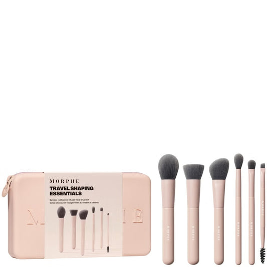 Morphe Shaping Essentials Bamboo and Charcoal Infused Travel Brush Set