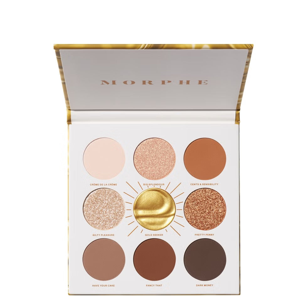 Morphe 9 Pan Gold Seeker Artistry Palette