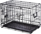Midwest Crate Life Stages Double Door Black 22inch