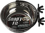 MidWest Snapy Fit Stainless Steel Bowl Silver 20 oz