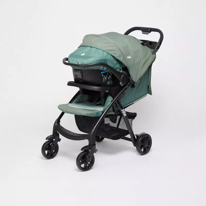 Joie Muze LX Sea Green Travel System with Multi-Position Reclining Seat
