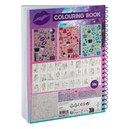 Besties Colouring Book A4/30 Sheets+5 Double-Ended Pencils