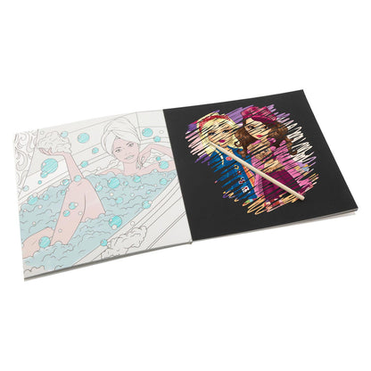 Besties Scratch & Colouring