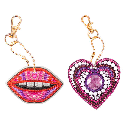 Besties Diamond Painting Keyring - Assorted