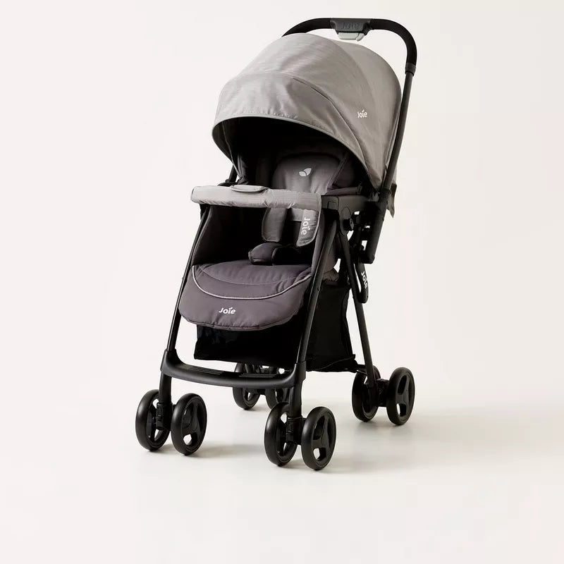Joie Mirus Dark Pewter Stroller with Reversible Handle and One-Hand Fold Technology