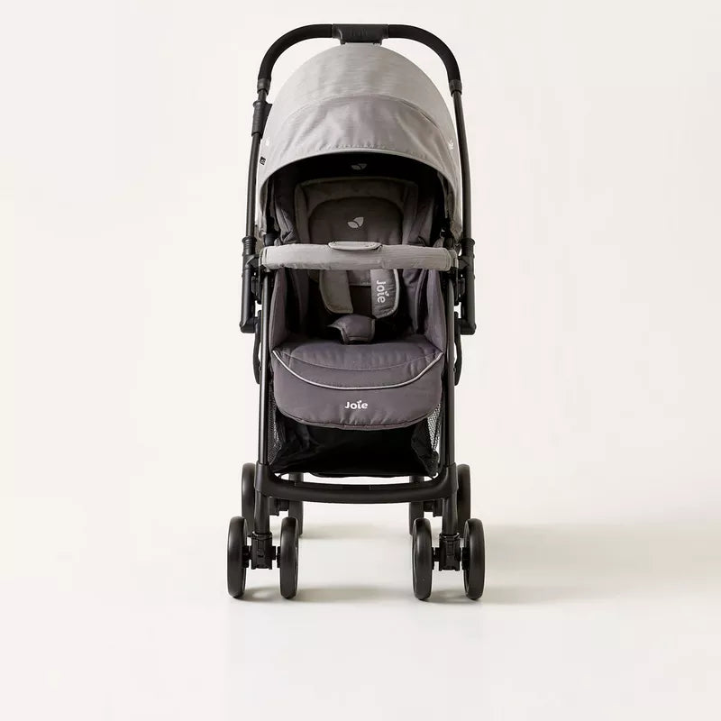 Joie Mirus Dark Pewter Stroller with Reversible Handle and One-Hand Fold Technology