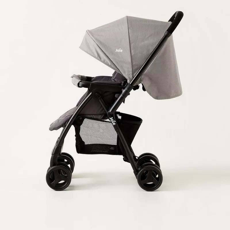 Joie Mirus Dark Pewter Stroller with Reversible Handle and One-Hand Fold Technology