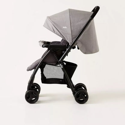Joie Mirus Dark Pewter Stroller with Reversible Handle and One-Hand Fold Technology