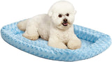 Midwest Quiet Time Powder Blue Fashion Double Bolster Bed Blue 18inch