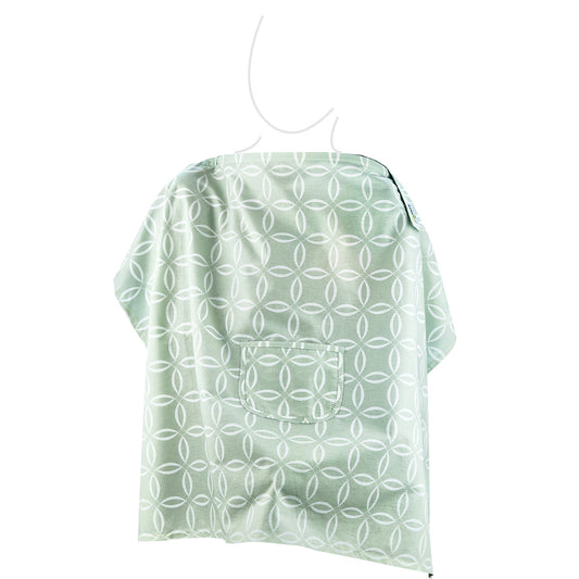 Babyjem - Botanic Leaves Nursing Apron with Pocket -  Multicolour