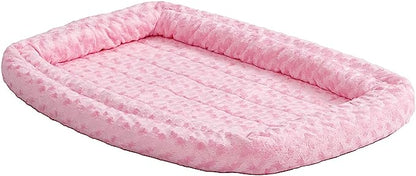 Midwest Quiet Time Pink Fashion Double Bolster Bed Pink 36inch