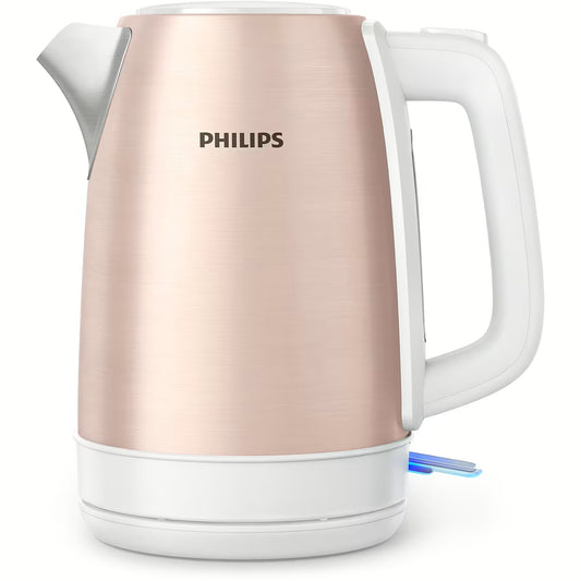 Philips Daily Collection Kettle- HD9350/96 - Rose Gold Metallic/White