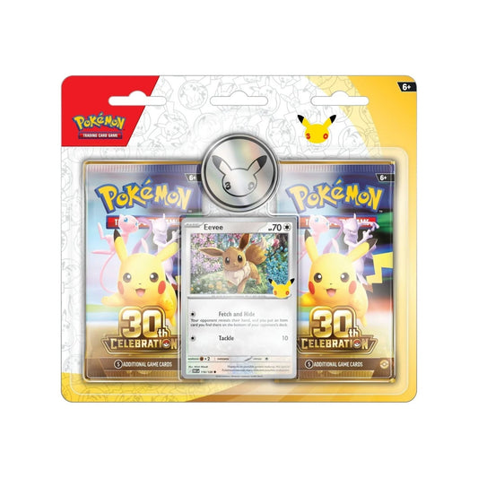 Pokémon TCG: 30th Celebration 2-Pack Blisters (Eevee)