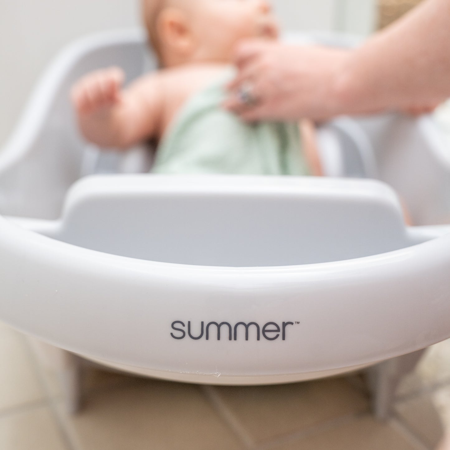 Summer Infant - Comfy Clean Deluxe Baby Bath Tub - Blue