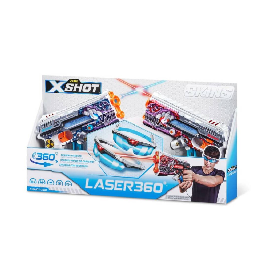 X-Shot - جلود ليزر S1 Laser 360 (قطعتان)