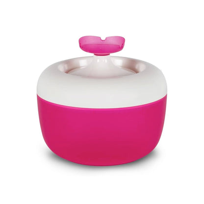 نافورة مياه ام بي بيرجامو مالاجا للقطط باللون الوردي الداكن سعة 1.7 لتر