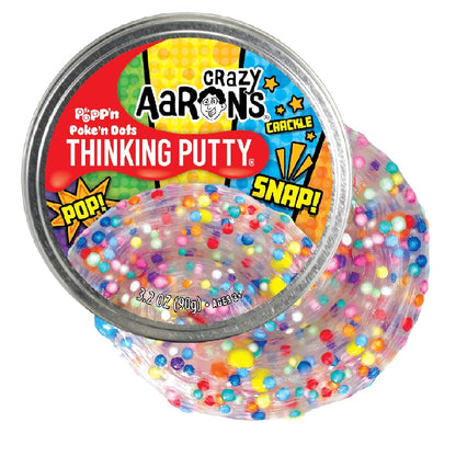 Crazy Aaron Poke'n Dots - Full Size 4" Thinking Putty Tin (PO020)