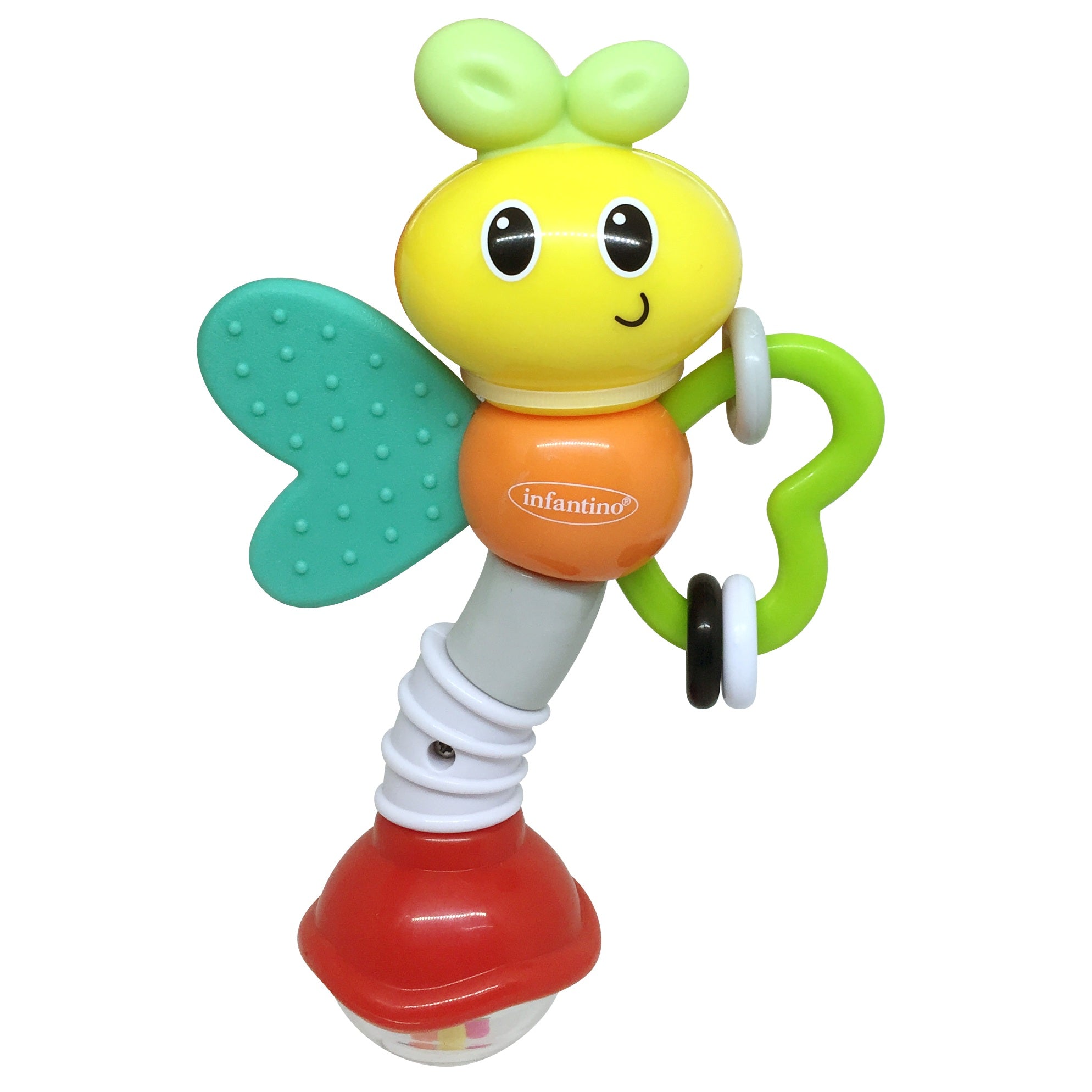 Infantino - Rattle & Teether - Love Bug